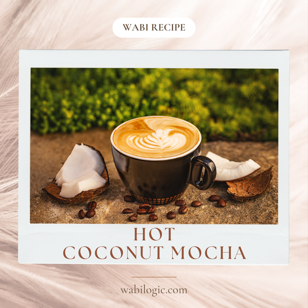 Wabi Coffee Recipes: Hot Coconut Mocha