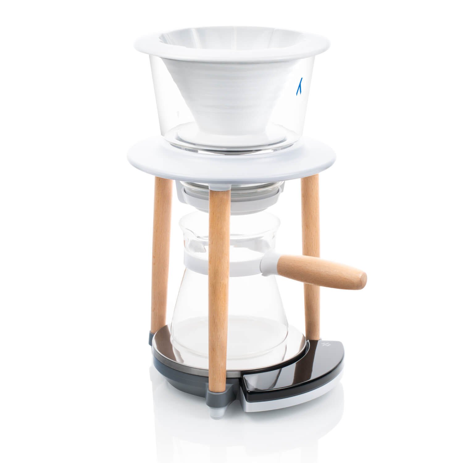 Machine à café connectée Melitta® SENZ V™ | Bluetooth | Application Wabilogic | Blanc (MSP001WULWH0)