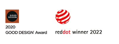 Red Dot Design Award 2022 and the US GOOD DESIGN Award