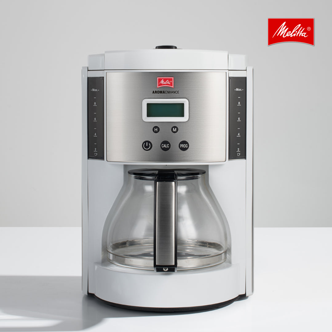 Melitta® Aroma Enhance™ Glass Coffee Maker - Wabilogic true aroma selector stainless steel thermal carafe