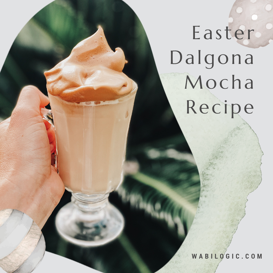 Wabi Coffee Recipes: Easter Whipped Mocha