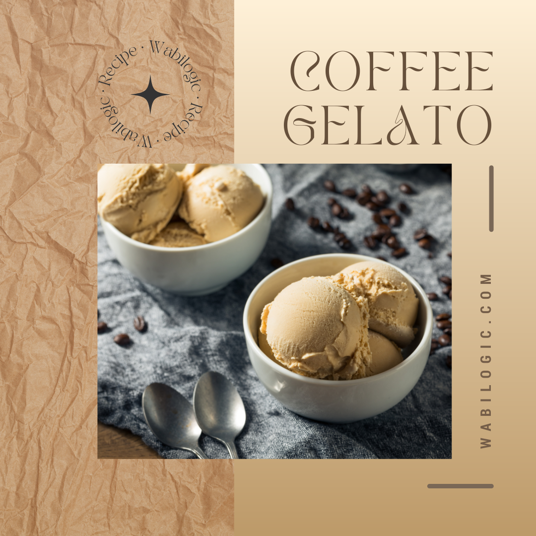 Wabi Coffee Recipes: Coffee Gelato | Wabilogic