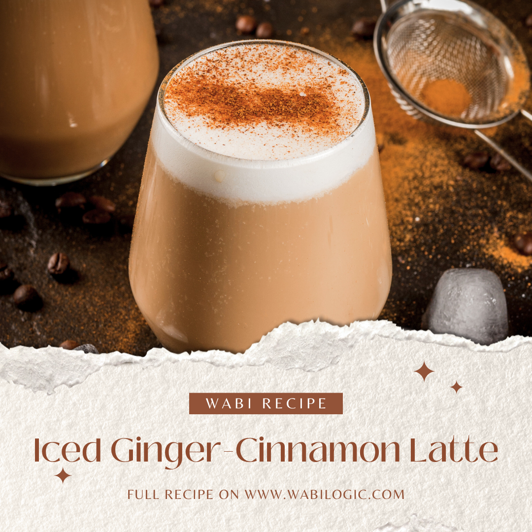 Wabi Coffee Recipe: Iced Ginger Cinnamon Latte