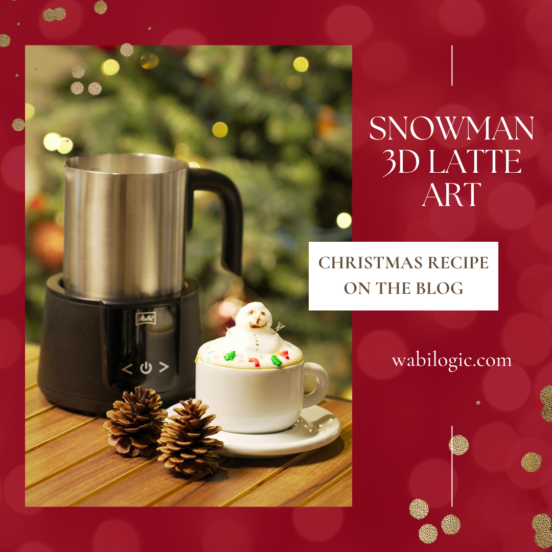Wabi Christmas Coffee Recipe: Snowman 3D Latte Art