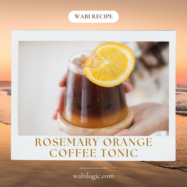 Wabi Coffee Recipe: Rosemary Orange Coffee Tonic | Wabilogic