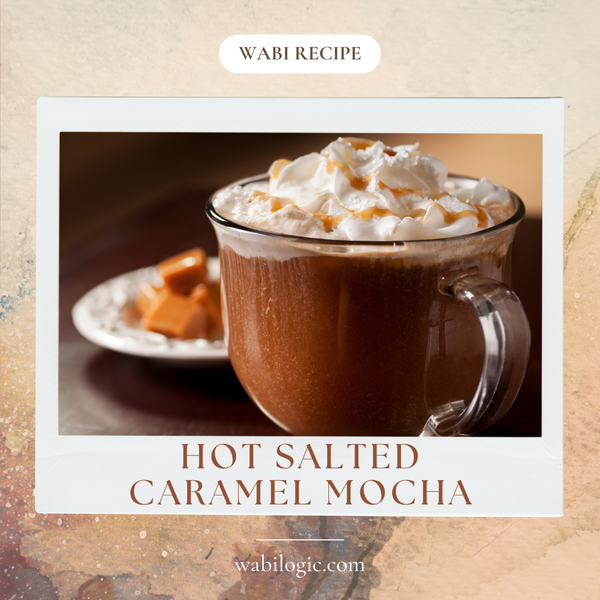 Wabi Coffee Recipes: Hot Salted Caramel Mocha - Wabilogic