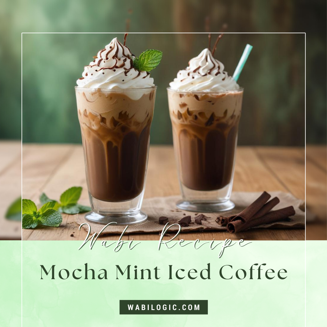 Wabi Coffee Recipes: Mocha Mint Iced Coffee