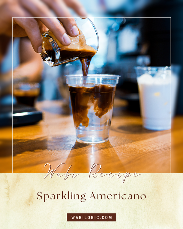Wabi Coffee Recipes: Sparkling Americano - Wabilogic