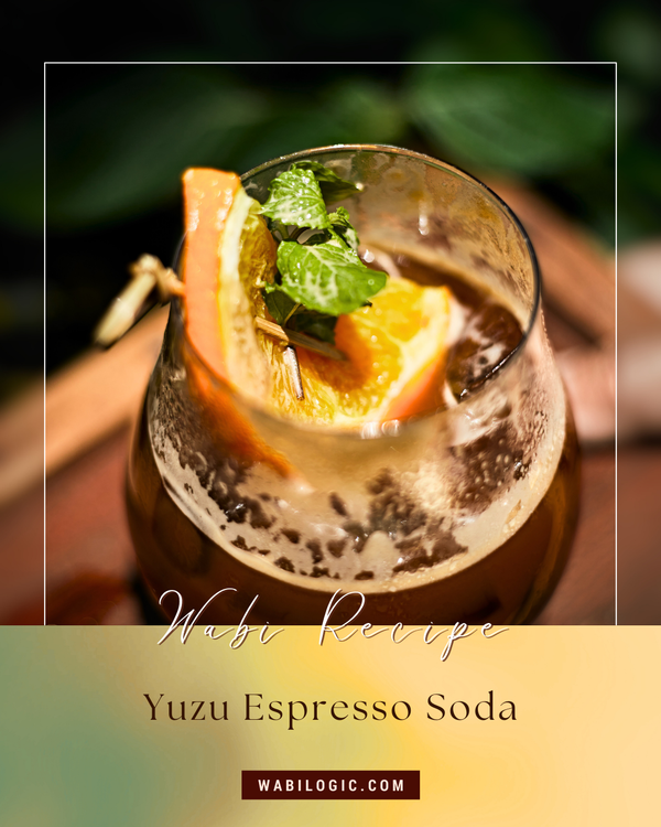 Wabi Coffee Recipes: Yuzu Espresso Soda - Wabilogic