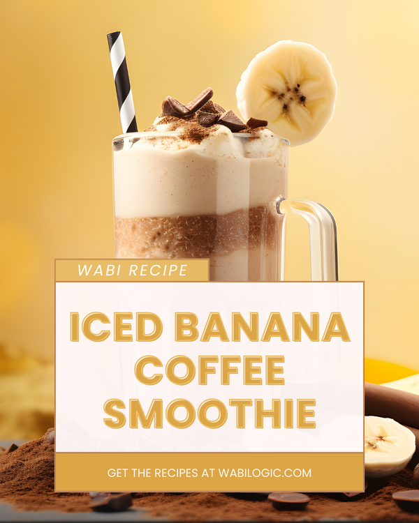 Wabi Coffee Recipes: Iced Banana Coffee Smoothie - Wabilogic