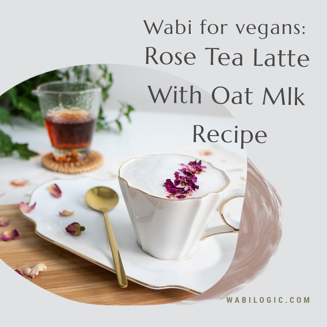 Wabi Coffee Recipes: Rose Tea Latte with Oat Milk