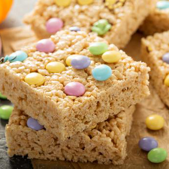 Mini Egg Rice Crispy Squares recipe