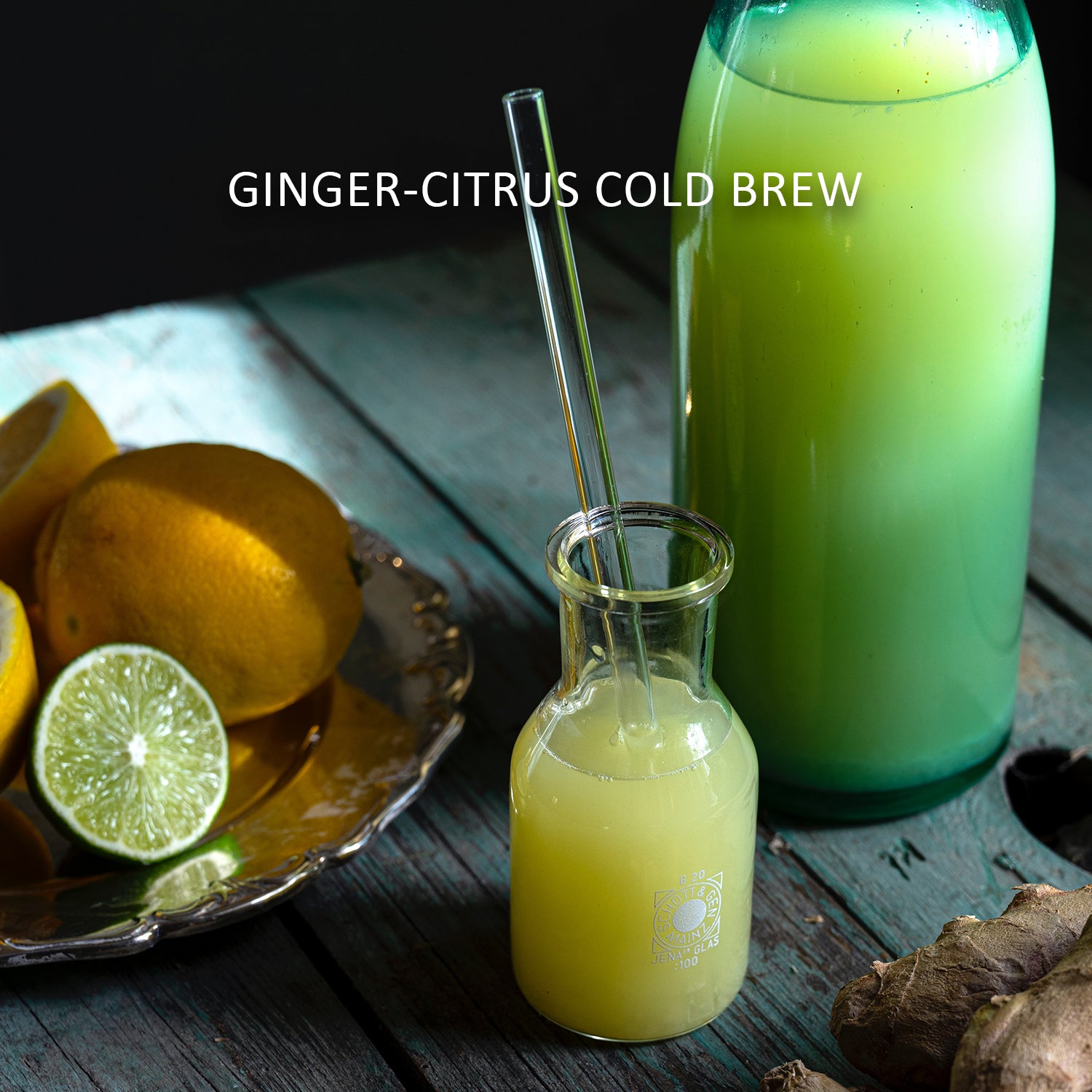 ginger citrus cold brew coffee wabi recipes wabilogic waibi news  pour over