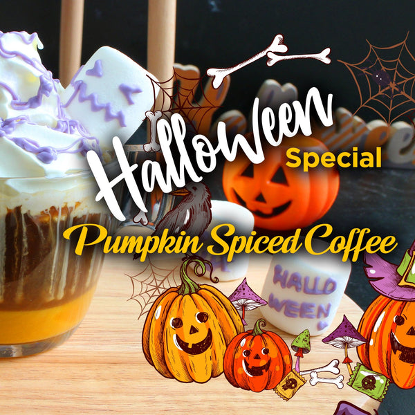 Café épicé à la citrouille d'Halloween avec Senz V™ | Recettes Wabilogic