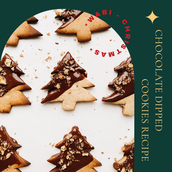 Wabi Christmas Recipe: Make Chocolate Dipped Cookies - Wabilogic