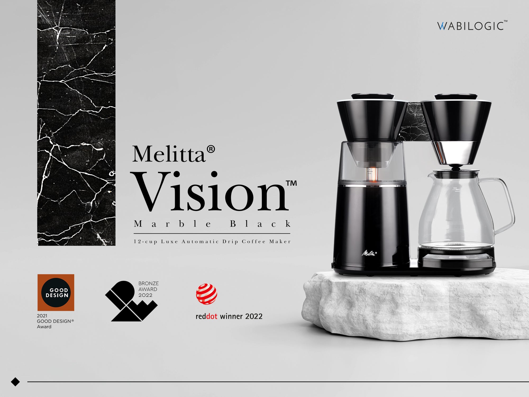 Melitta® Vision™ Luxe 12-Cup Drip Coffeemaker – Melitta USA