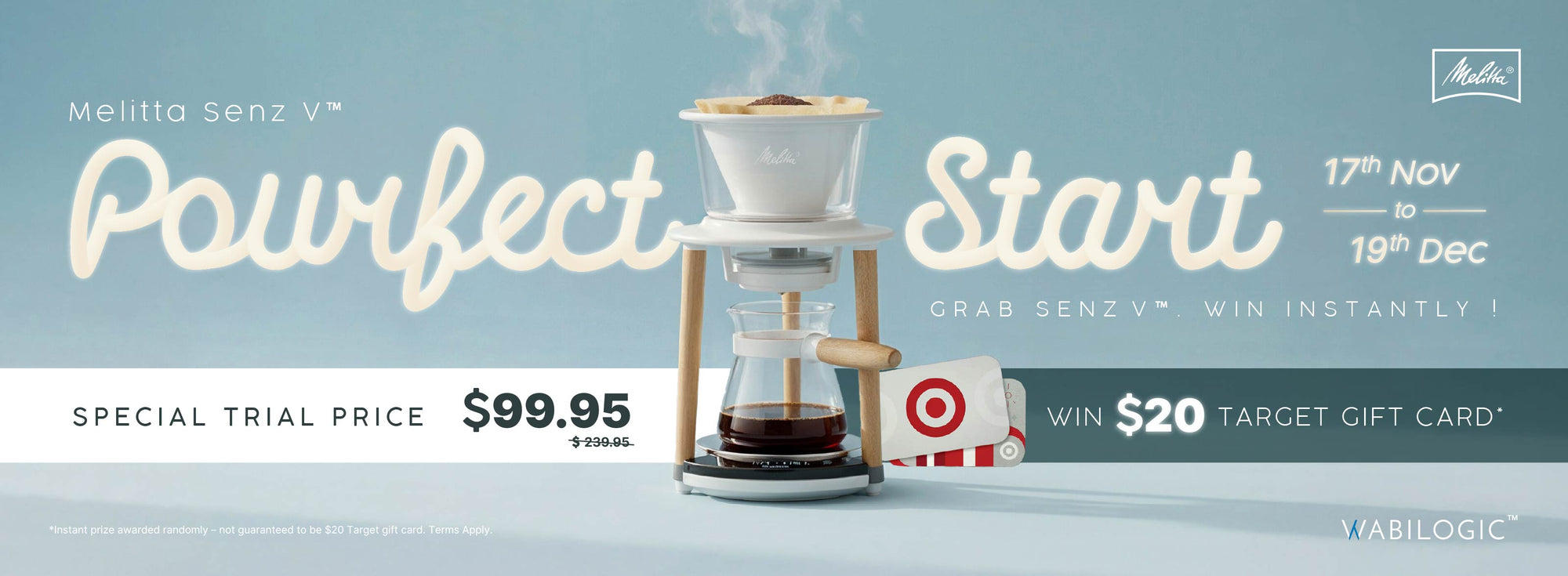 Limited-Time Offer: Get Senz V™ at $99.95 & Enter to Win Instant Prizes. Wabilogic Exclusive.