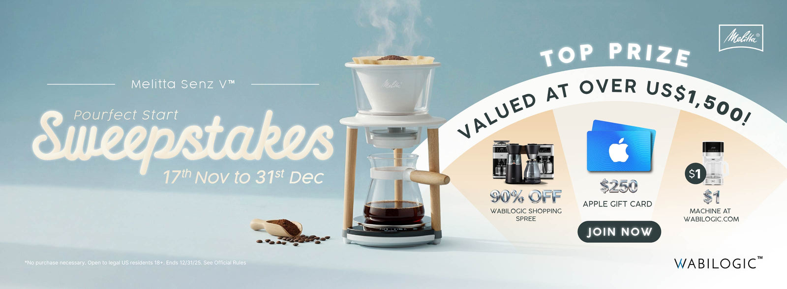 Start Your Pourfect Coffee Journey - Senz V™ $99.95 + Win Prizes Worth $1,500+. Join Now.