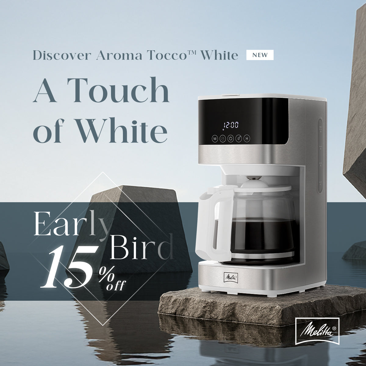 Melitta® White Coffee Maker