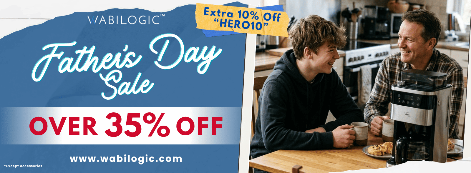 Treat Dad Right - Get Over 35% Off Wabilogic Coffee Products! Use Code HERO10. 👉