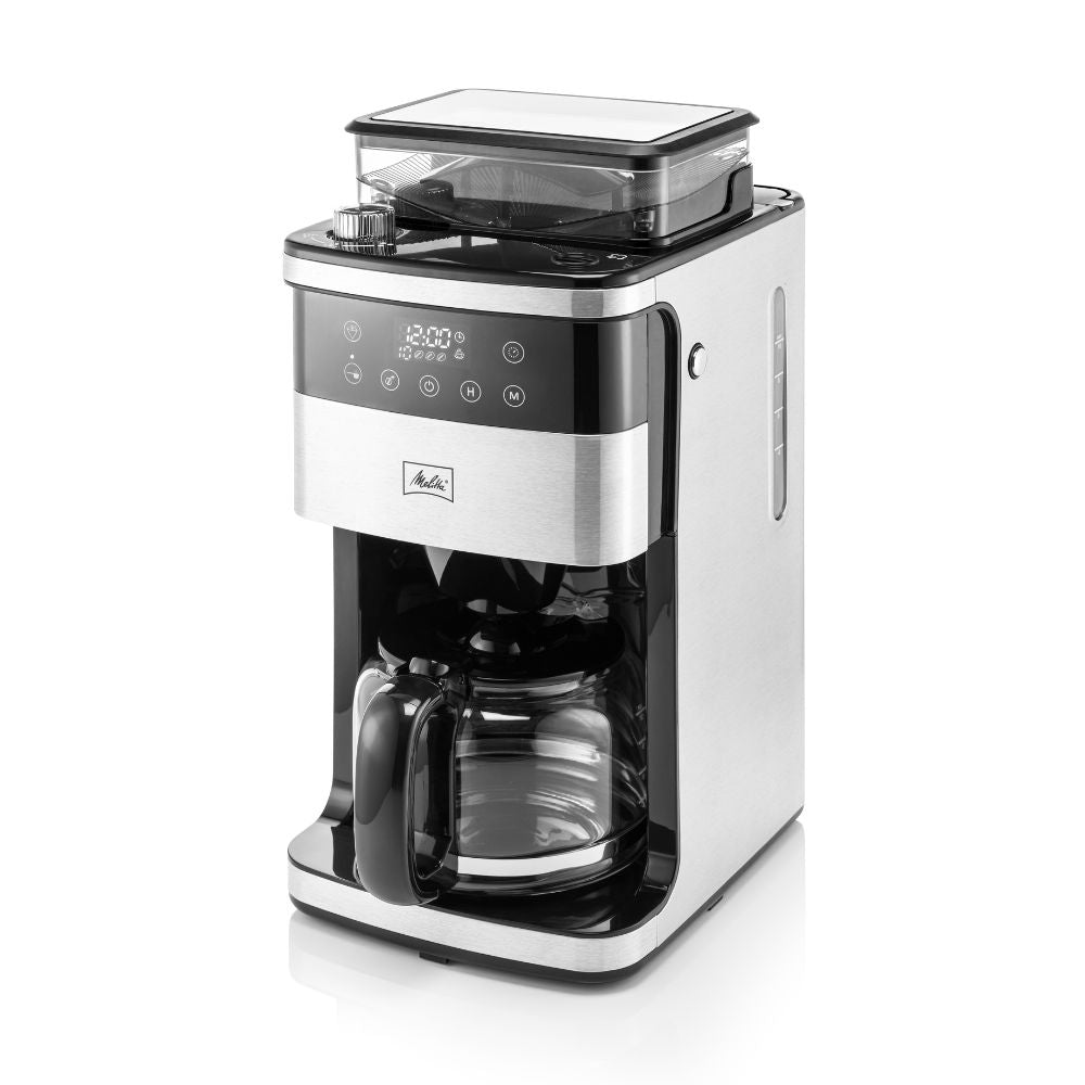 12-Cup Grind & Brew Coffee Maker with Integrated Grinder Black