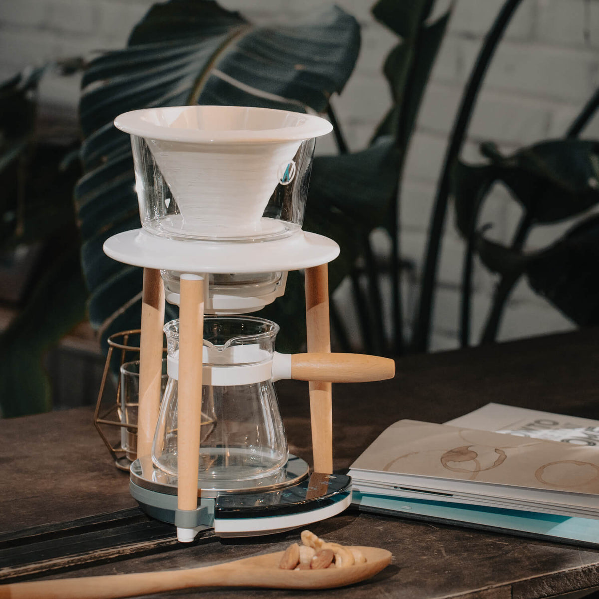 Machine à café connectée Melitta® SENZ V™ | Bluetooth | Application Wabilogic | Blanc (MSP001WULWH0)