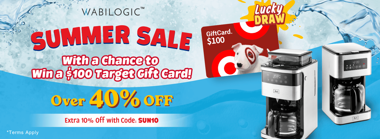 Summer Sale: Save 40%+ & Enter to Win a $100 Target Gift Card. Shop Now.
