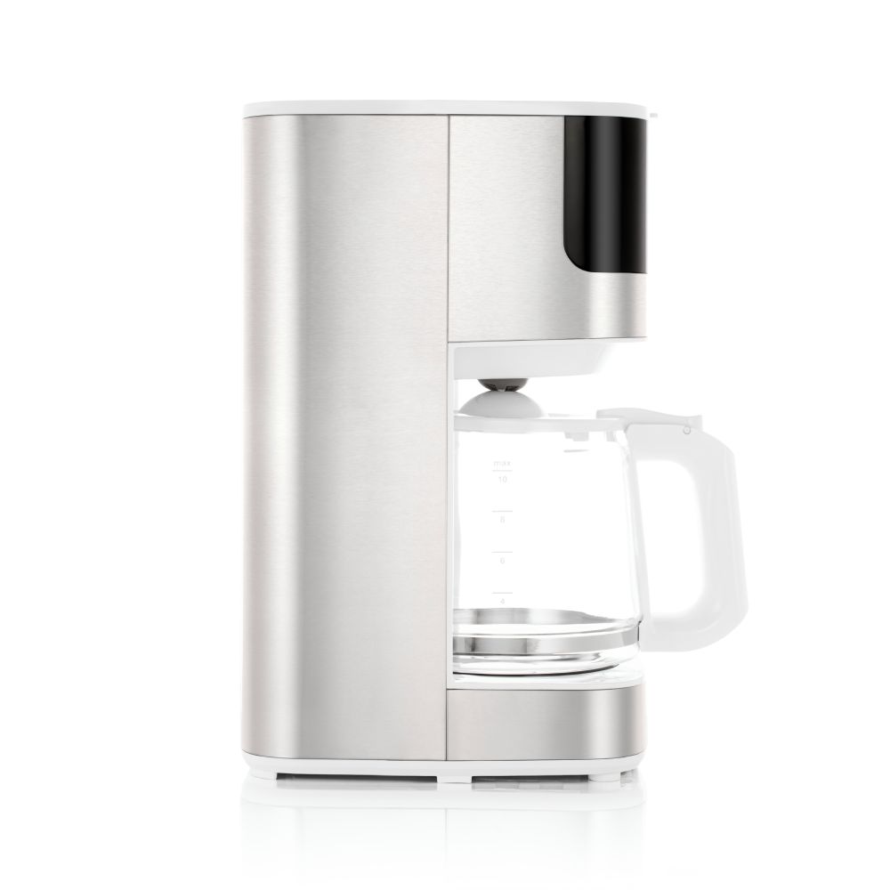 Melitta® Aroma Tocco™ 10-Cup Compact White Coffee Maker w/ Glass Carafe | Touch Control | White