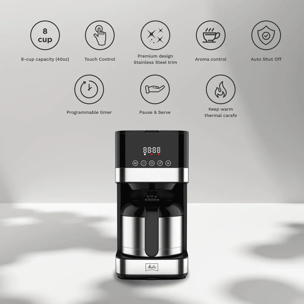 Thermal Carafe For Melitta Aroma Tocco Drip Coffee Maker