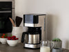Melitta® Aroma Tocco™ 8-Cup Compact Drip Coffee Maker w/ Thermal Carafe | Touch Control Display (MCM010PULBK1)