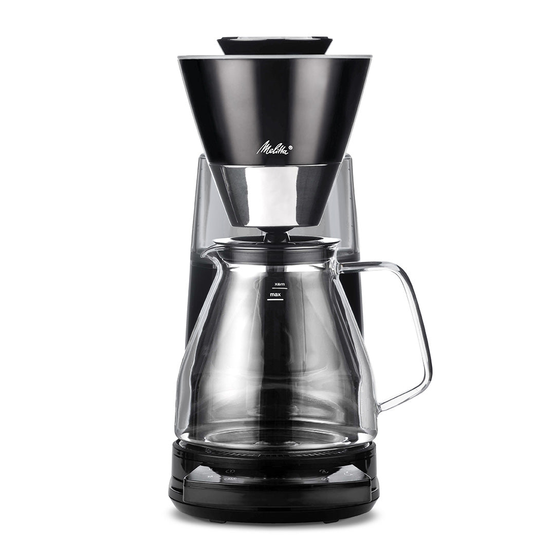 Melitta Vision Marble Black 12 Cup Luxe Automatic Drip Coffee Maker