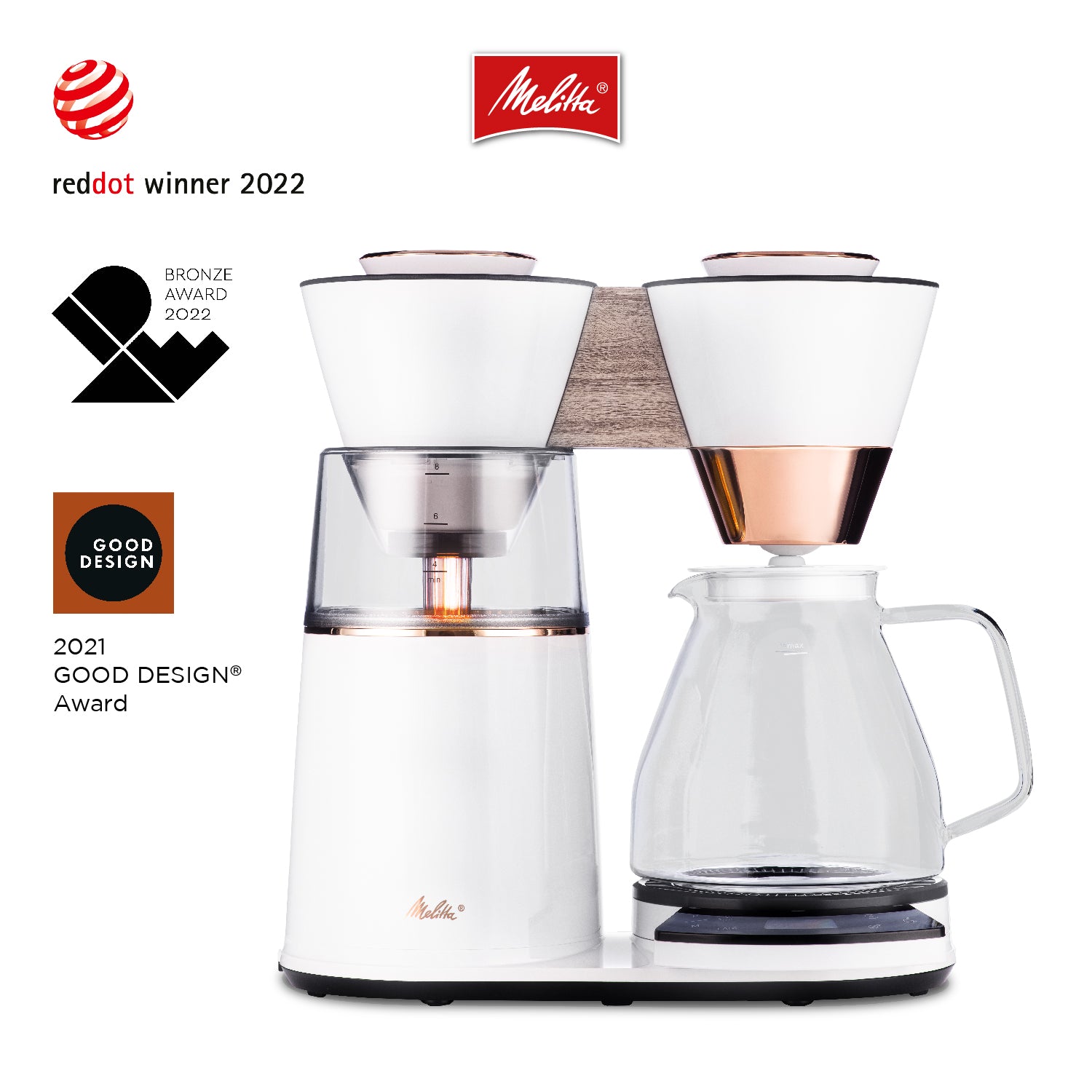Melitta Vision White 12-Cup Drip Coffee Maker + Reviews