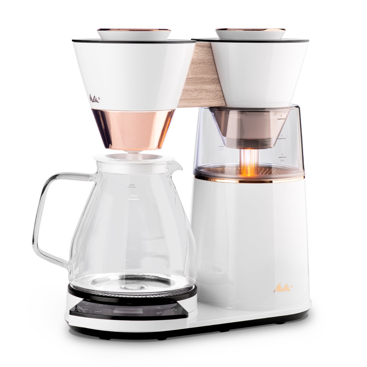 Melitta Drip Coffee Maker with Thermal Carafe - White, 10 c - Pay