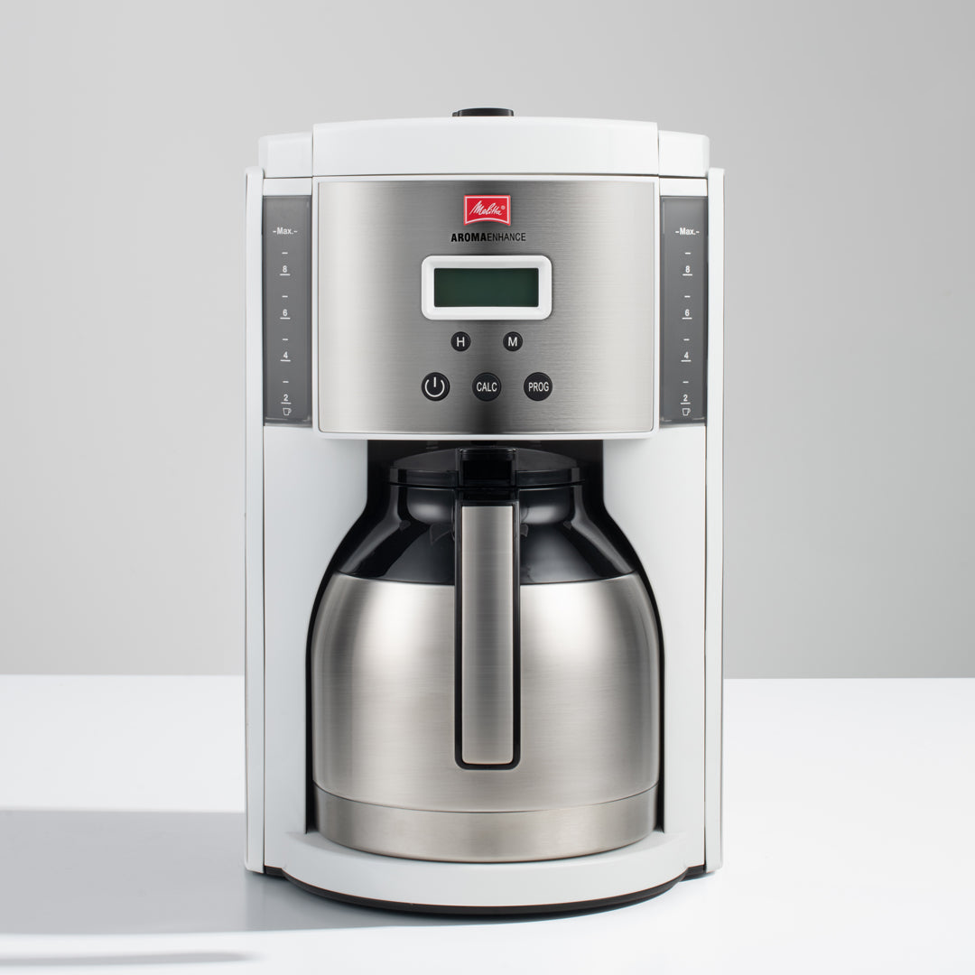 Melitta Aroma Enhance™ Thermal Coffee Maker - Wabilogic true aroma selector stainless steel thermal carafe 